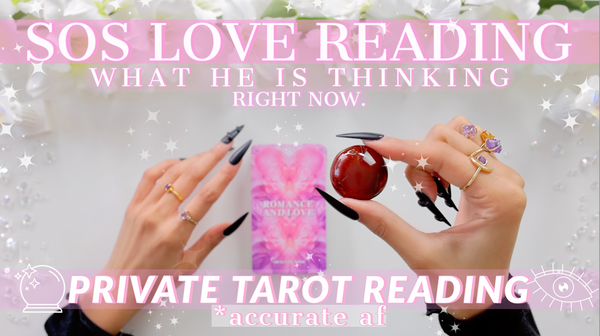 Instant Access SOS Love Tarot Reading 💖🔮 | 3-Part Psychic Reading, 56-Minute Deep Dive Prediction