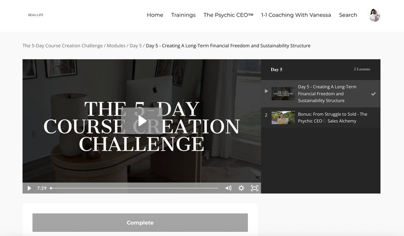 The 5-Day Online Course Creation Class